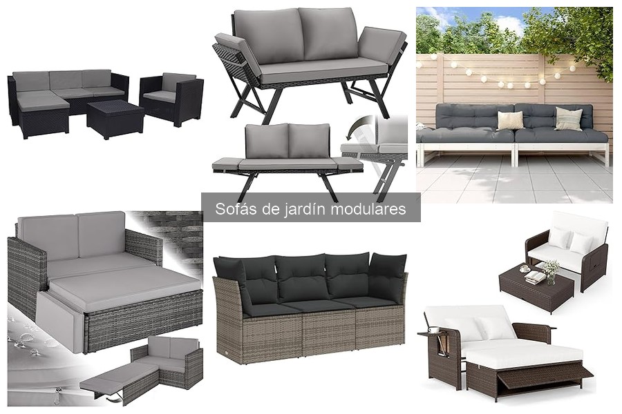 El mejor sofá modular para tu jardín: comparativa 2023