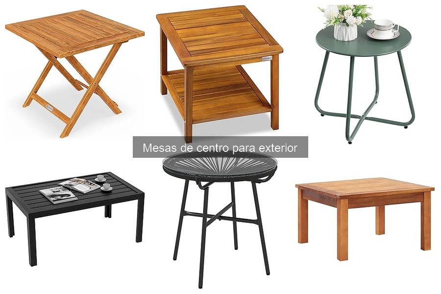 Errores comunes al comprar mesas de centro para exterior