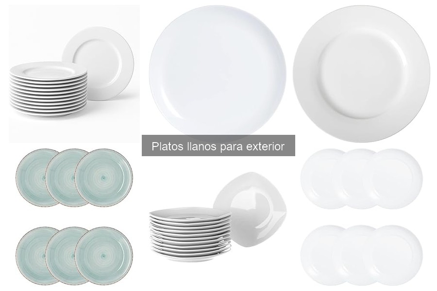 Errores comunes al elegir platos llanos para exterior