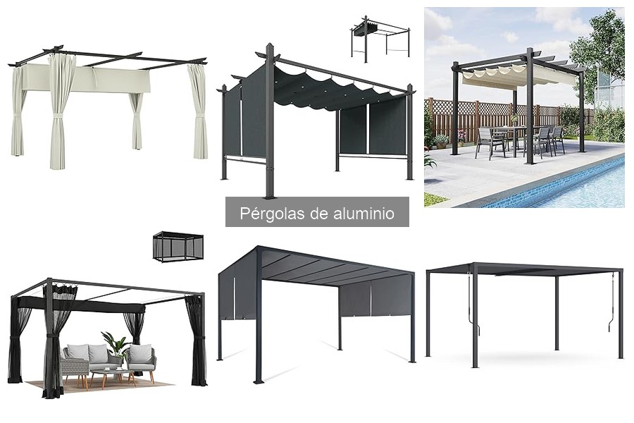Estilos de diseño para pérgolas de aluminio elegantes y funcionales