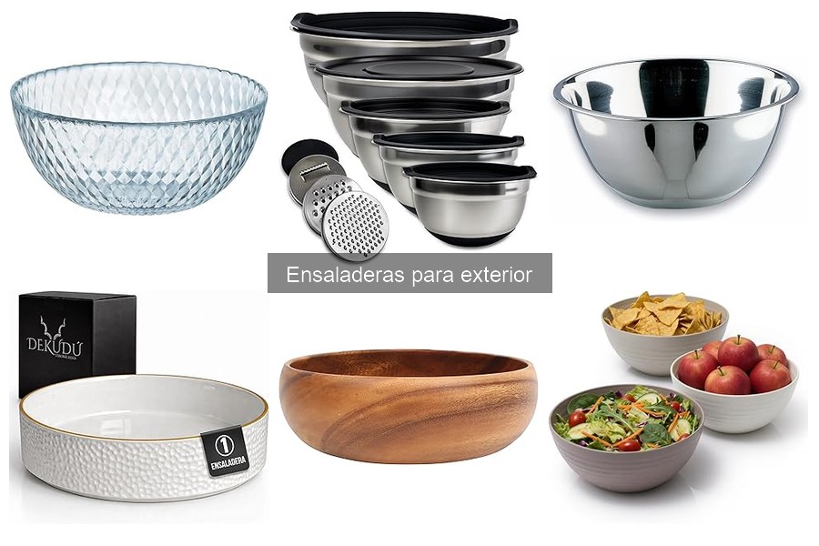 Estilos de ensaladeras para exterior que realzan tu decoración