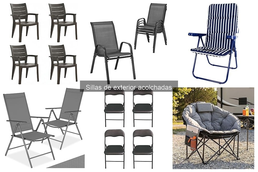 Estilos de sillas de exterior acolchadas: guía completa