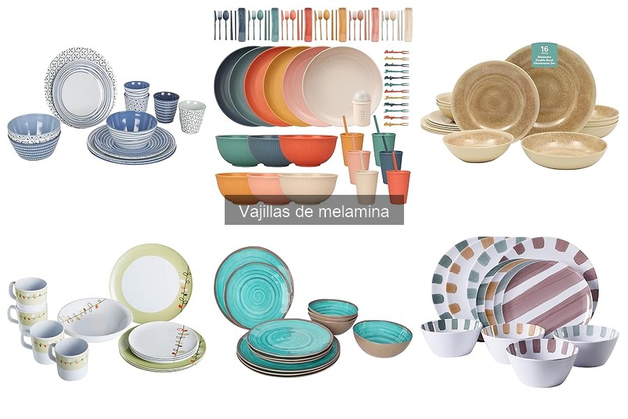 Estilos y diseños de vajillas de melamina ideales para exteriores