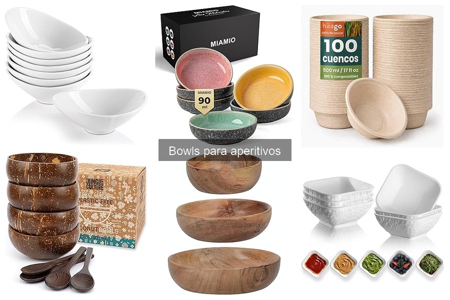 Guía de compra de bowls para aperitivos: consejos útiles