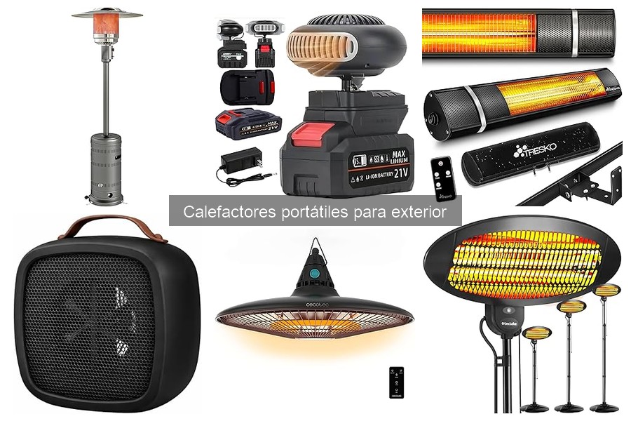 Guía de compra de calefactores portátiles para exterior