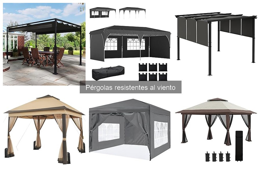 Guía de compra de pérgolas resistentes al viento para exteriores