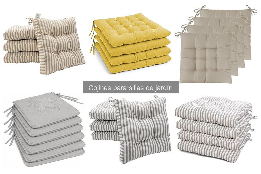 Guía para elegir cojines para sillas de jardín