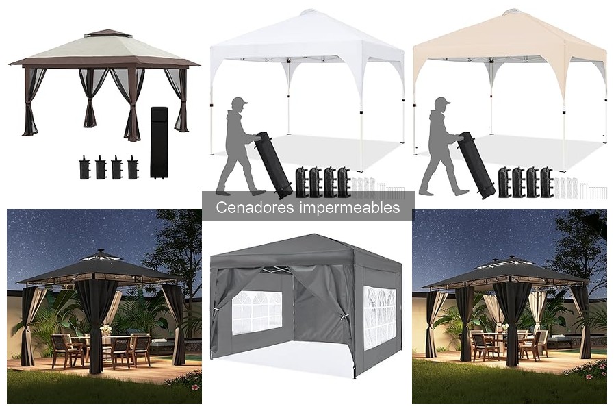 Guía para elegir el mejor cenador impermeable para tu jardín