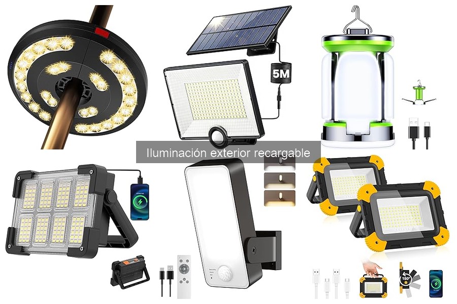 Guía para elegir la mejor iluminación exterior recargable