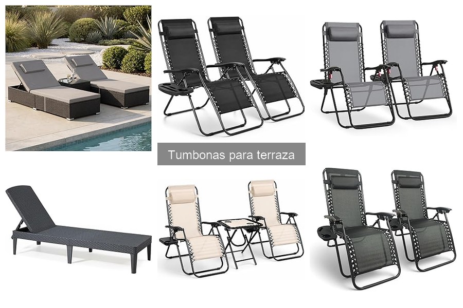 Guía para elegir la tumbona perfecta para tu terraza