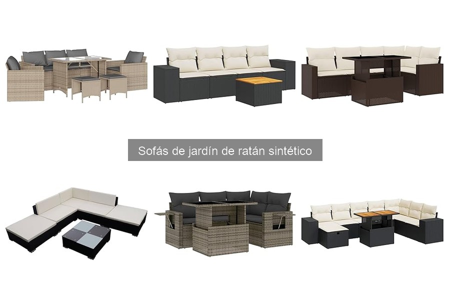 Guía para elegir un sofá de jardín de ratán sintético