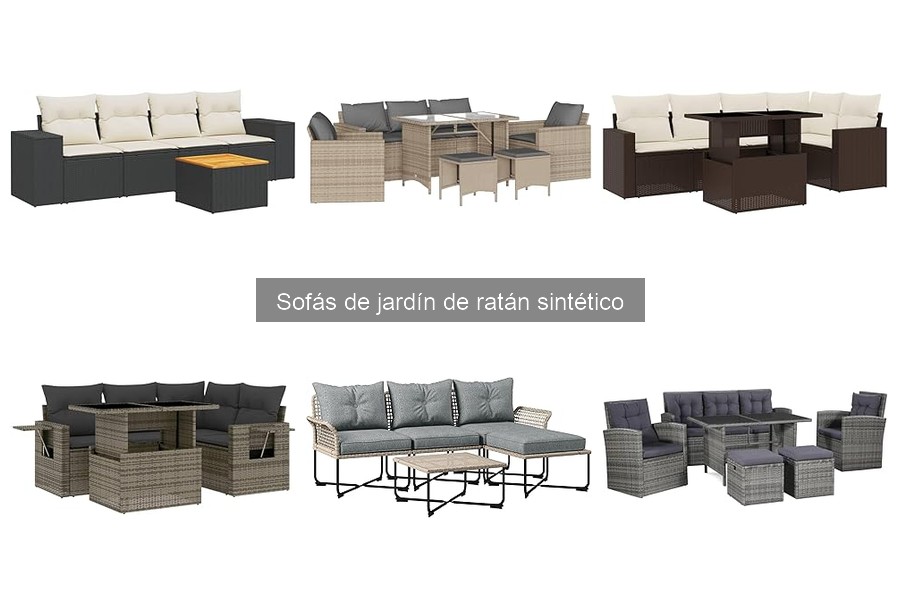 Guía para instalar sofás de jardín de ratán sintético