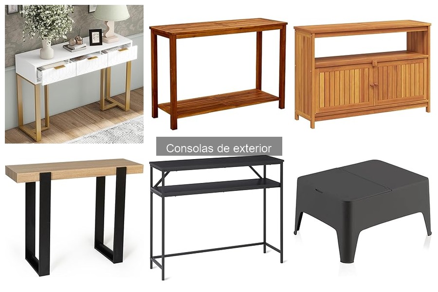 Ideas Creativas para Decorar con Consolas de Exterior