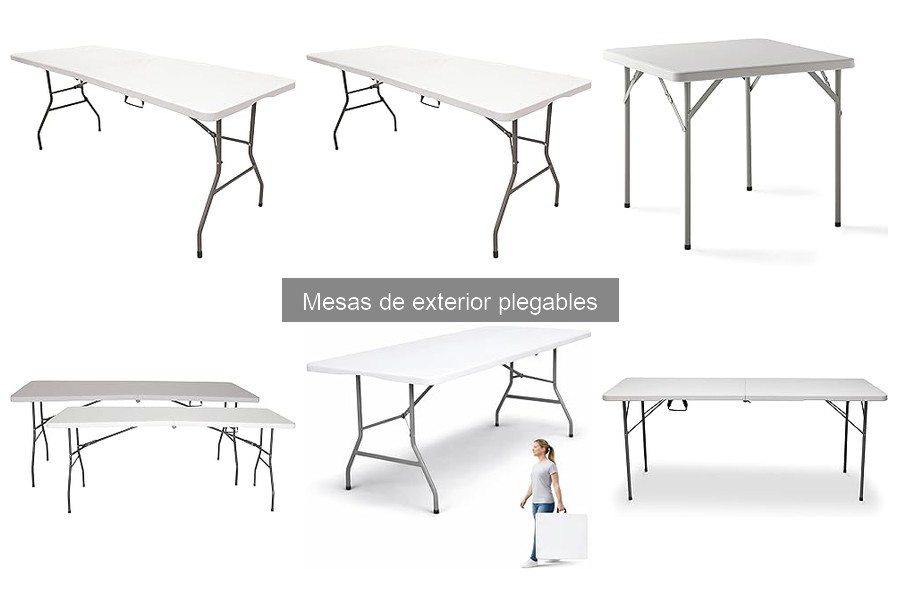 Ideas creativas para decorar con mesas de exterior plegables