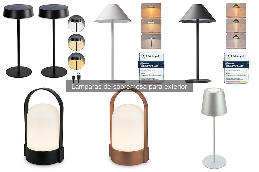 Mantenimiento de Lámparas de Sobremesa para Exterior: Consejos Útiles