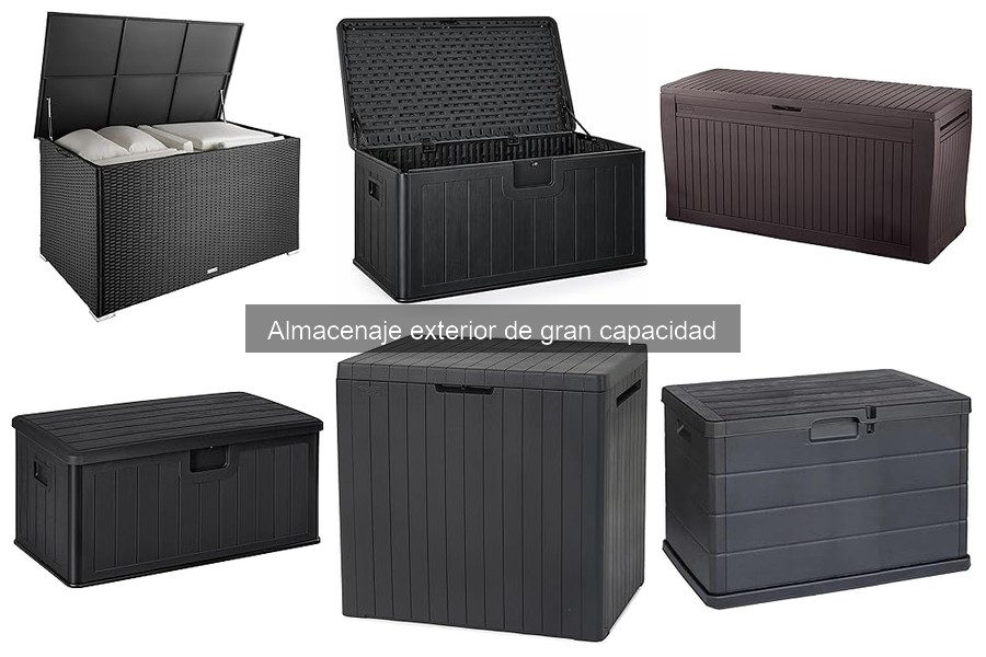 Mejores almacenajes exteriores para jardines pequeños