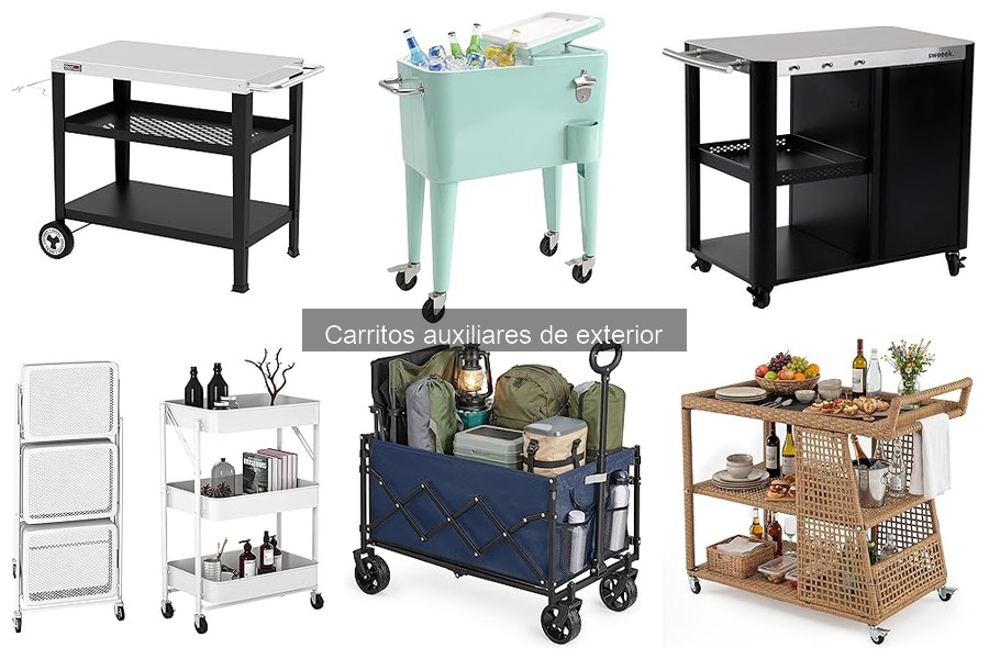 Mejores carritos auxiliares de exterior para jardines pequeños