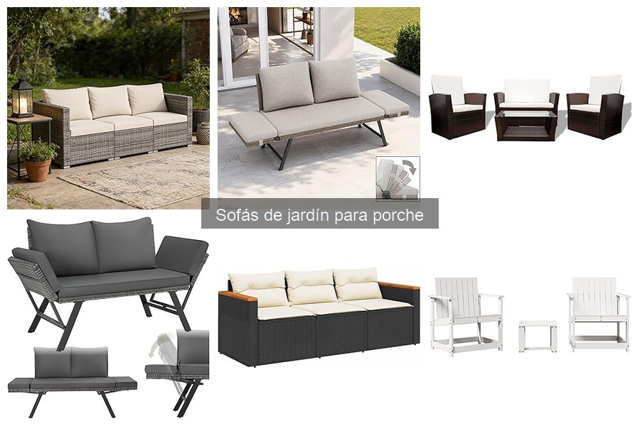 Mejores cojines y textiles para sofás de jardín