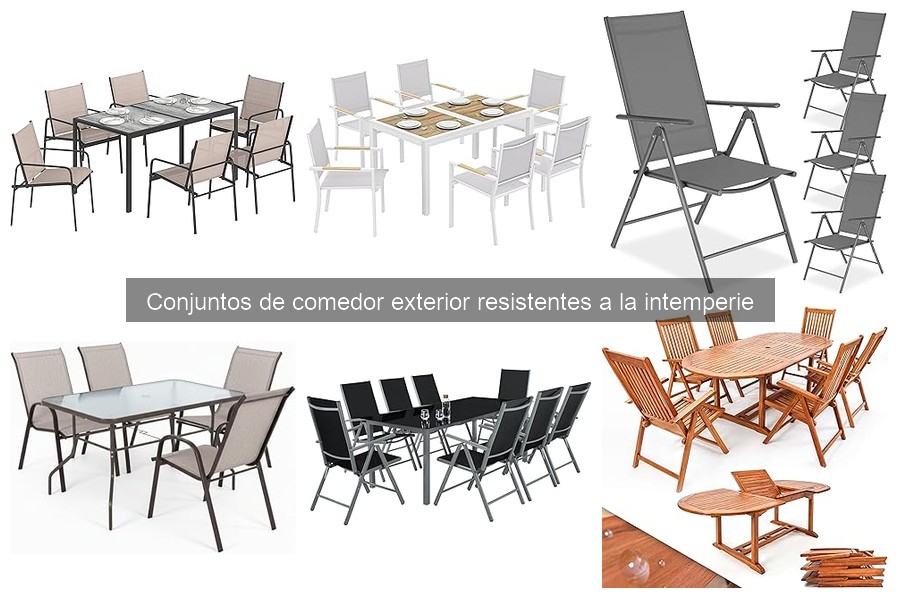 Mejores conjuntos de comedor exterior para espacios pequeños