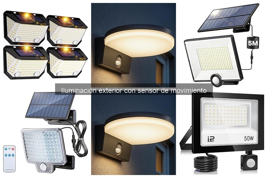 Mejores luces exteriores con sensor de movimiento para seguridad