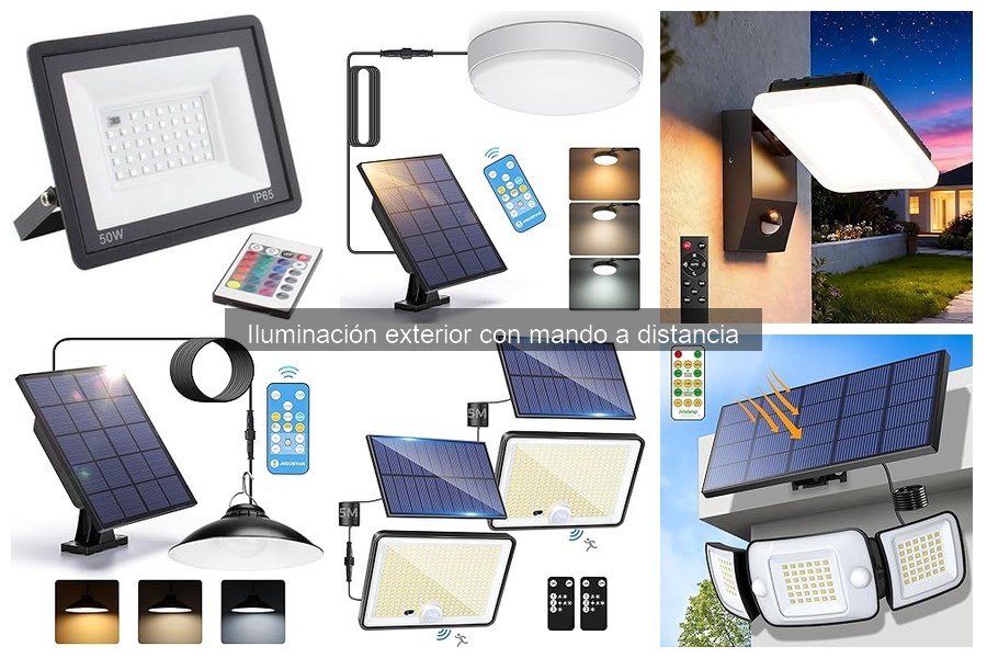 Mejores marcas de iluminación exterior con mando a distancia