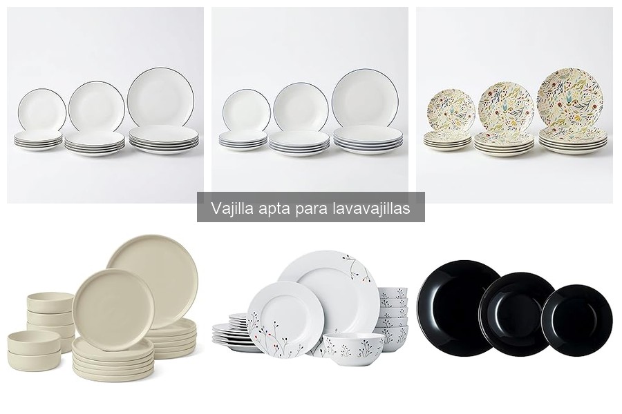 Mejores marcas de vajilla apta para lavavajillas en 2023