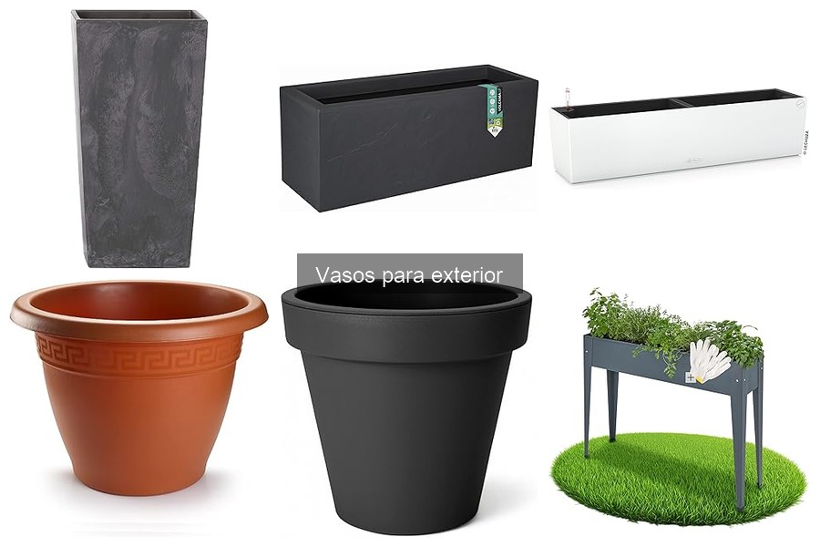 Mejores materiales para vasos de exterior: guía práctica