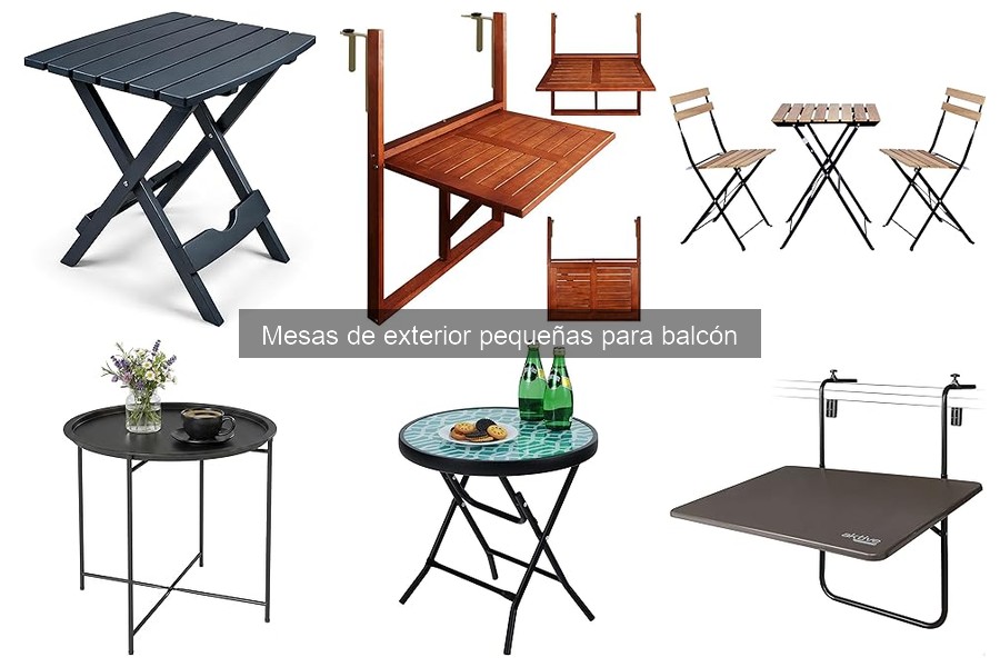 Mejores mesas pequeñas para balcones en 2023