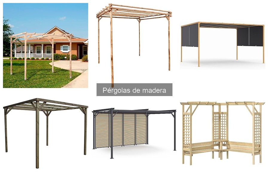 Mejores ofertas en pérgolas de madera para tu jardín