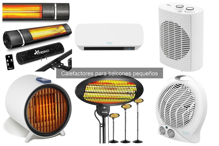 Mejores ofertas y precios de calefactores para balcones pequeños