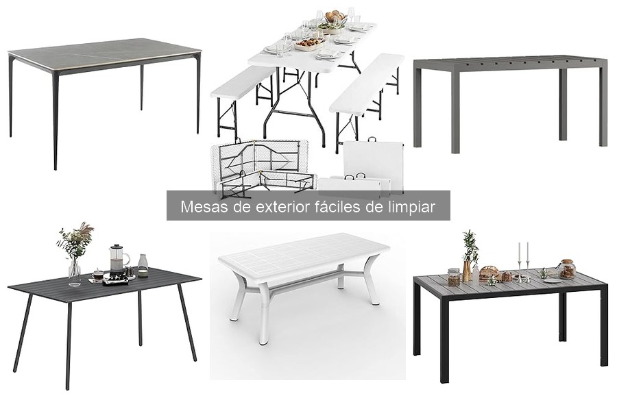 Mejores productos de limpieza para mesas de exterior