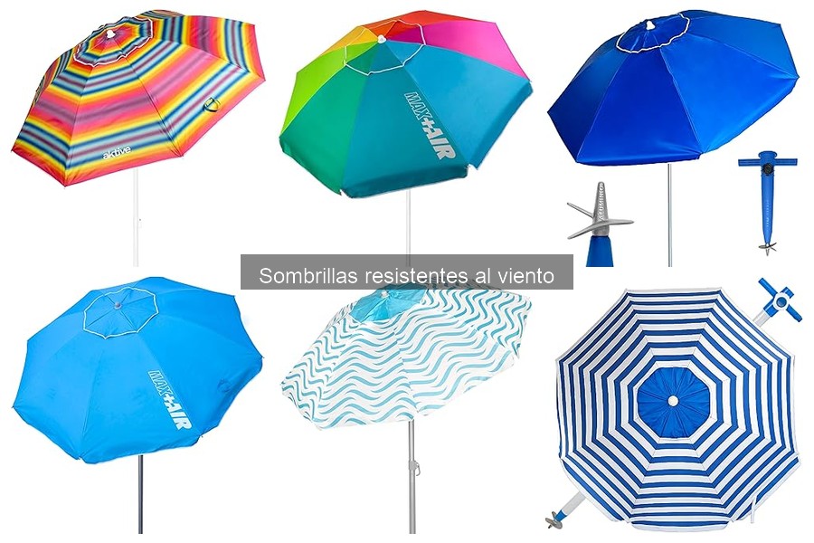 Mejores Sombrillas Resistentes al Viento para Playa 2023