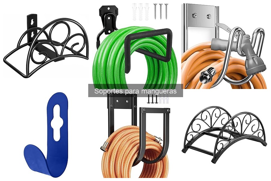 Mejores soportes para mangueras en pequeños jardines