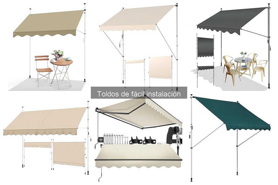 Mejores tiendas para comprar toldos de fácil instalación