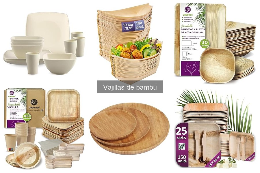 Mejores vajillas de bambú para picnic: comparativa 2023