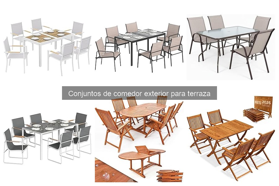 Ofertas en conjuntos de comedor exterior: Aprovecha las mejores promociones