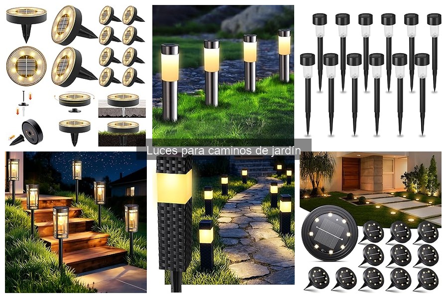Ofertas y descuentos en luces para caminos de jardín