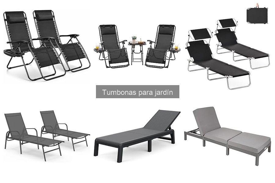 Ofertas y descuentos en tumbonas de jardín 2023