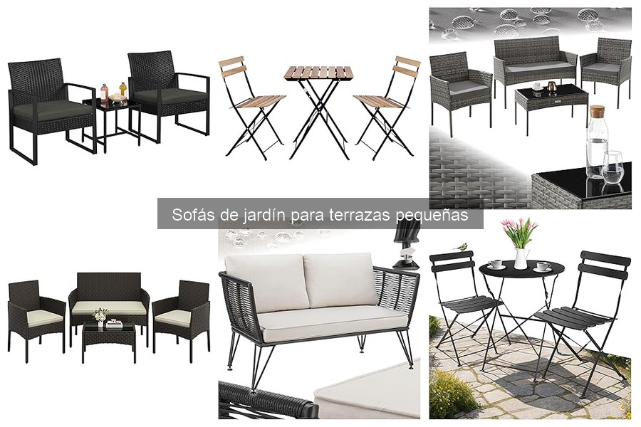 Opiniones de sofás de jardín para terrazas pequeñas