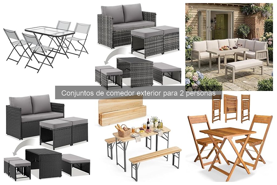 Opiniones sobre conjuntos de comedor exterior para 2 personas