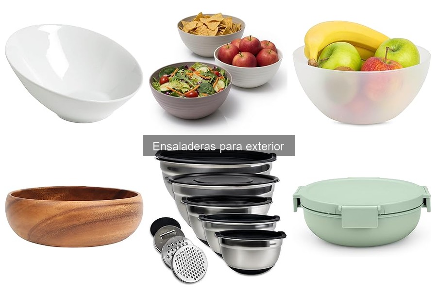 Opiniones sobre ensaladeras de acero inoxidable para exterior