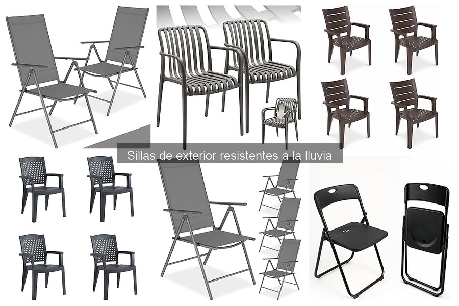 Opiniones sobre sillas de exterior resistentes a la lluvia