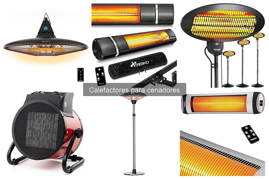 Precio de calefactores para cenadores y dónde comprarlos