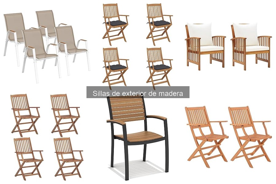 Precio promedio sillas de exterior de madera: guía 2023
