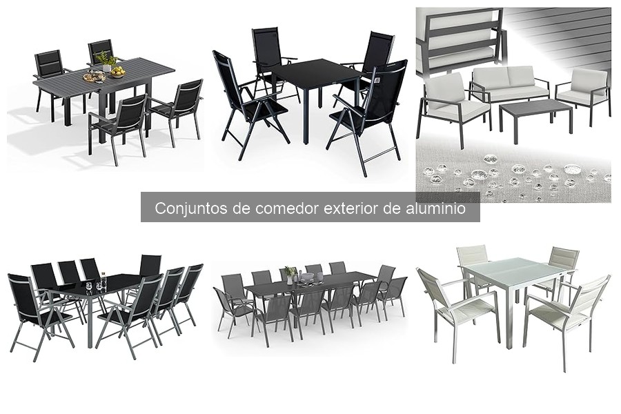 Precios de Conjuntos de Comedor Exterior de Aluminio