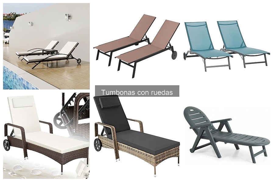 Precios de tumbonas con ruedas y dónde comprarlas