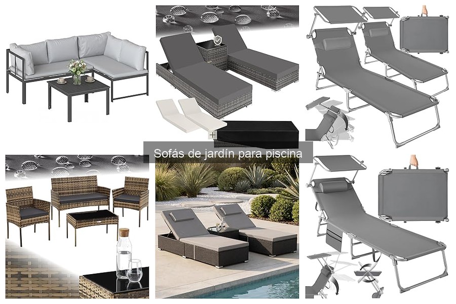 Precios promedio de sofás de jardín para piscina en 2023