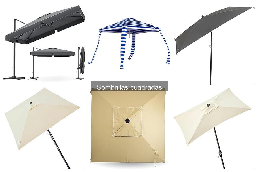 Precios promedio de sombrillas cuadradas en Amazon