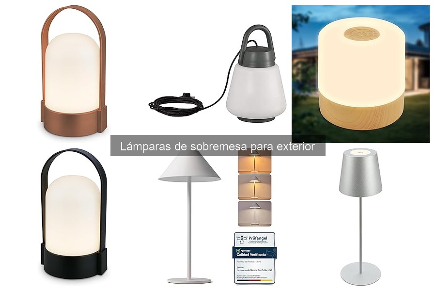 Problemas comunes con lámparas de sobremesa para exterior