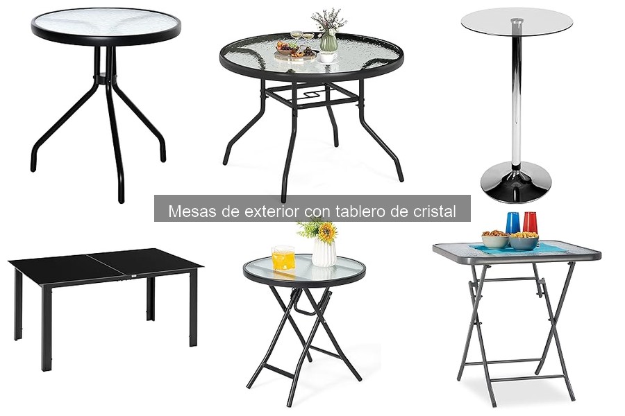 Problemas comunes con mesas de exterior de cristal